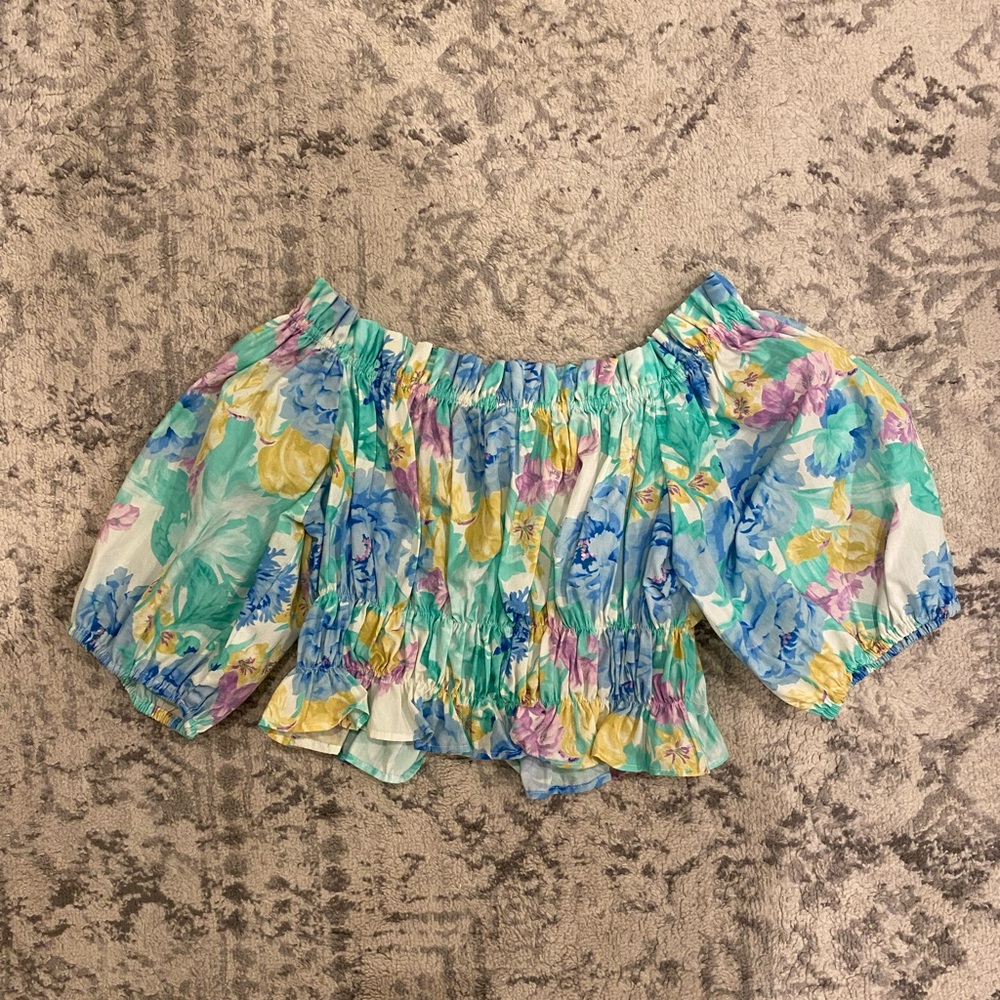 Zara floral top